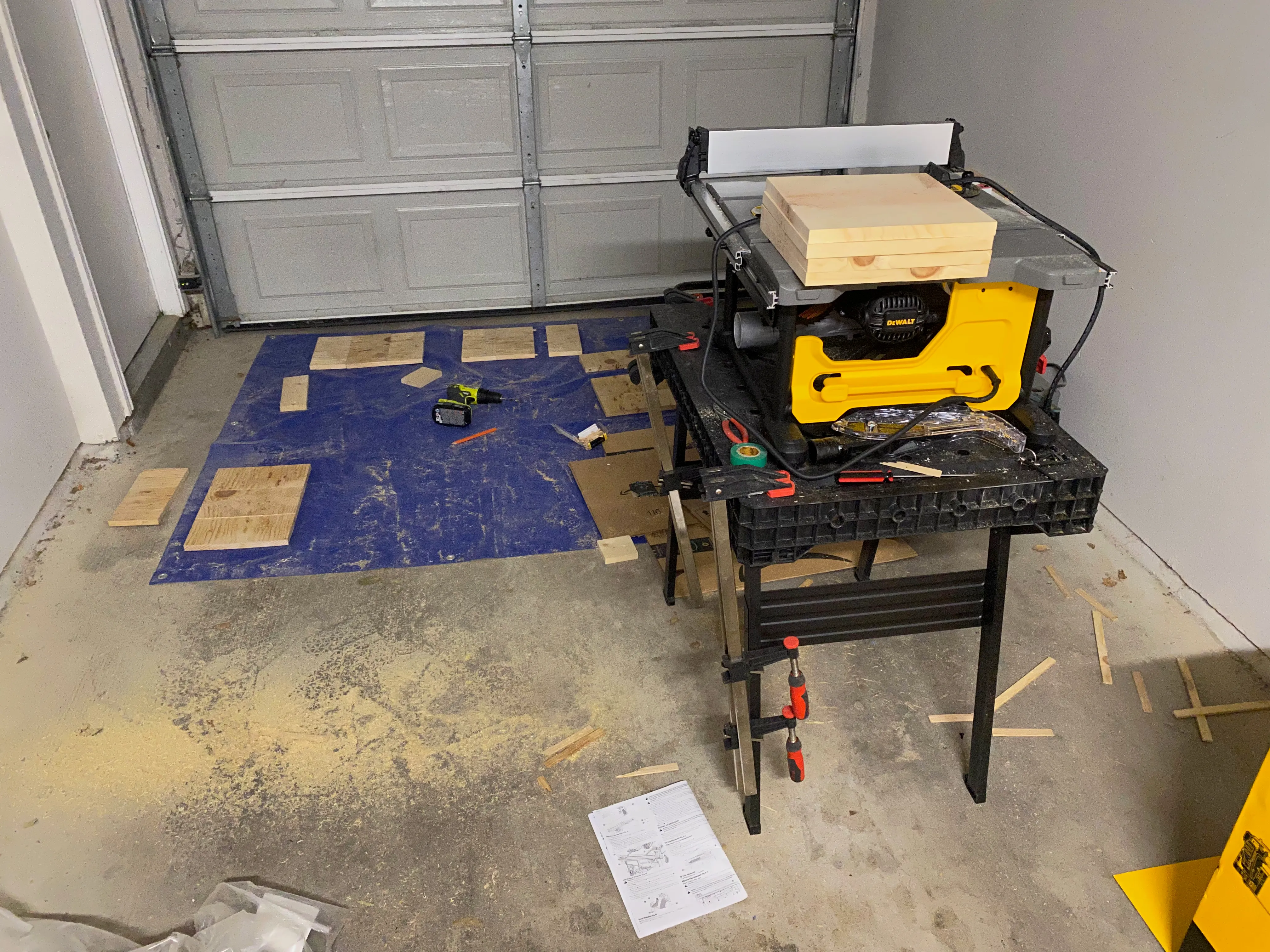 Initial cuts of Poplar wood